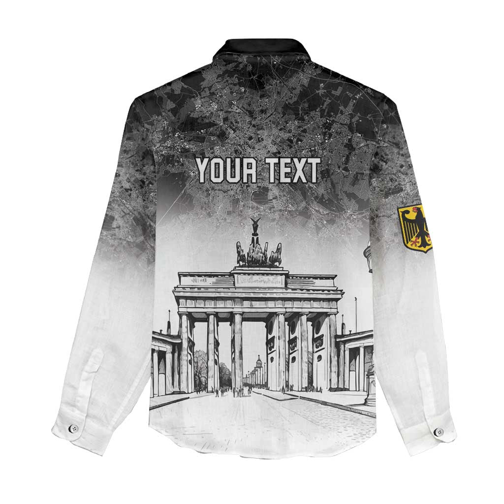 Personalized Germany Berlin Wall Women Casual Shirt Tag der Deutschen Einheit