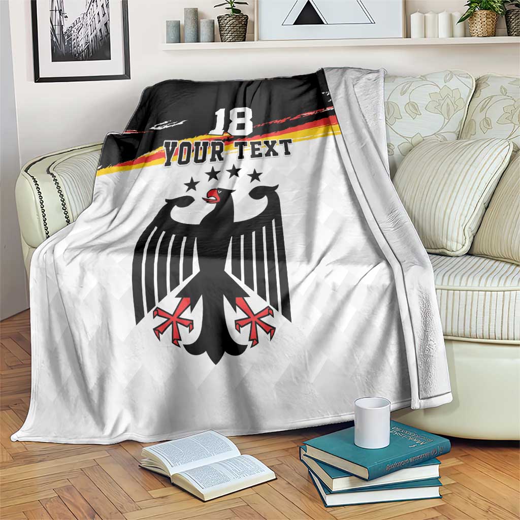 Custom Germany Football Blanket Come On DFB-Team