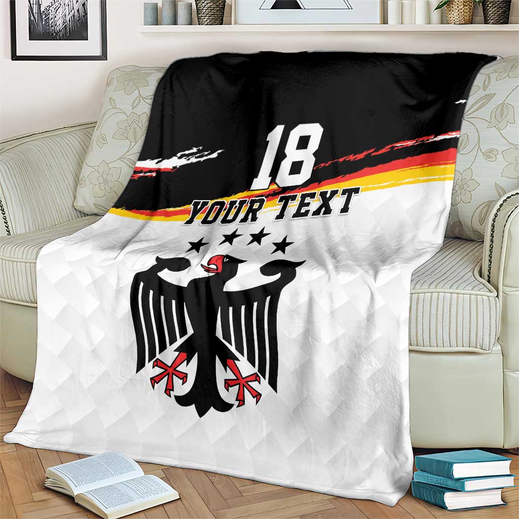 Custom Germany Football Blanket Come On DFB-Team