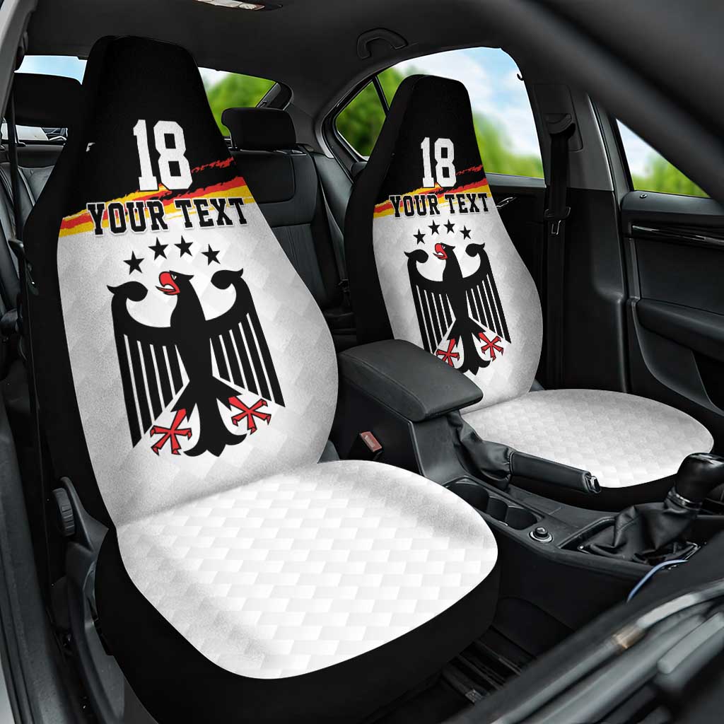 Custom Germany Football Car Seat Cover Come On DFB-Team