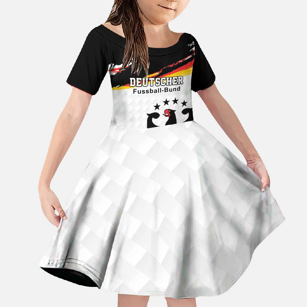 Custom Germany Football Family Matching Summer Maxi Dress and Hawaiian Shirt Come On DFB-Team