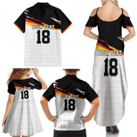 Custom Germany Football Family Matching Summer Maxi Dress and Hawaiian Shirt Come On DFB-Team