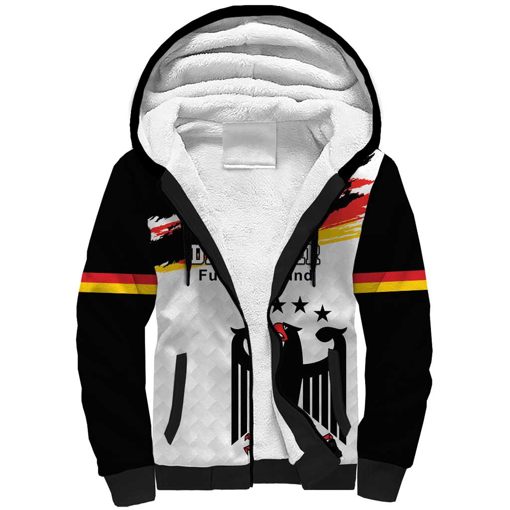Custom Germany Football Sherpa Hoodie Come On DFB-Team