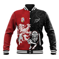 Custom British Lions New Zealand Baseball Jacket Unique Style - Polynesian Pride