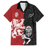 Custom British Lions New Zealand Hawaiian Shirt Unique Style - Polynesian Pride