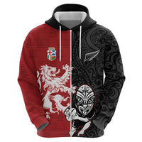Custom British Lions New Zealand Hoodie Unique Style - Polynesian Pride
