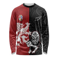 Custom British Lions New Zealand Long Sleeve Shirt Unique Style - Polynesian Pride