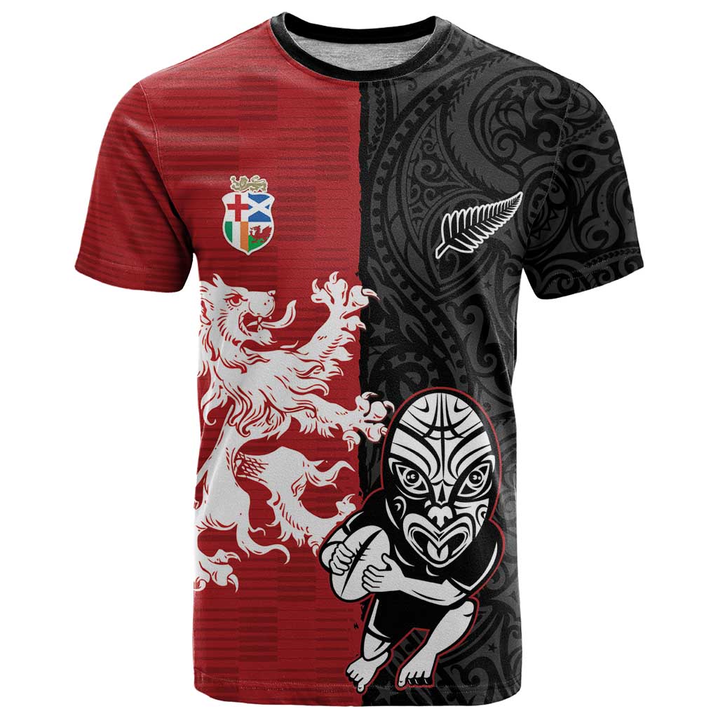 Custom British Lions New Zealand T Shirt Unique Style - Polynesian Pride