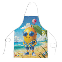 Funny Hawaii Mango Apron Tropical Summer Beach Mascot Vacation