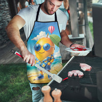 Funny Hawaii Mango Apron Tropical Summer Beach Mascot Vacation