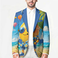 Funny Hawaii Mango Blazer Tropical Summer Beach Mascot Vacation