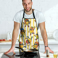 Funny Hawaii Mango Hip Hop Cartoon Apron Summer Beach Party