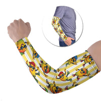 Funny Hawaii Mango Hip Hop Cartoon Arm Sleeves Summer Beach Party