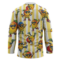 Funny Hawaii Mango Hip Hop Cartoon Hockey Jersey Summer Beach Party