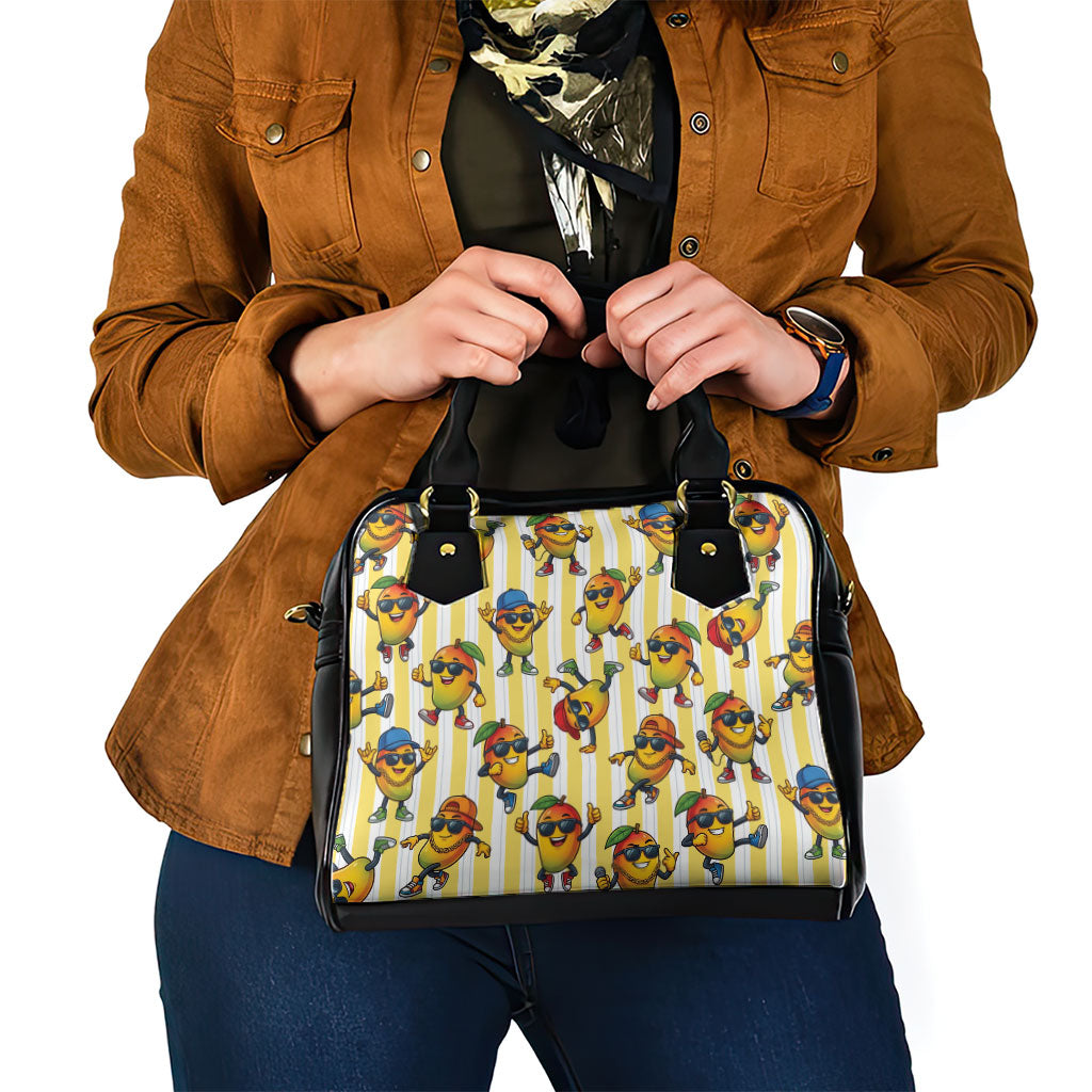 Funny Hawaii Mango Hip Hop Cartoon Shoulder Handbag Summer Beach Party