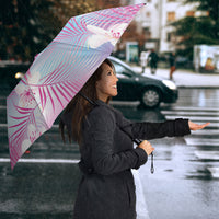 Pink Aloha Hawaiian Umbrella Tropical Flower Palm Leaf Pattern LT19 - Polynesian Pride