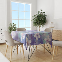 Purple Aloha Hawaiian Tablecloth Tropical Flower Palm Leaf Pattern LT19 - Polynesian Pride
