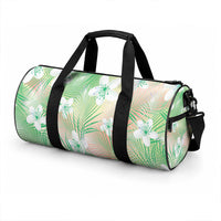 Green Aloha Hawaiian Duffle Bag Tropical Flower Palm Leaf Pattern LT19 - Polynesian Pride