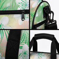 Green Aloha Hawaiian Duffle Bag Tropical Flower Palm Leaf Pattern LT19 - Polynesian Pride