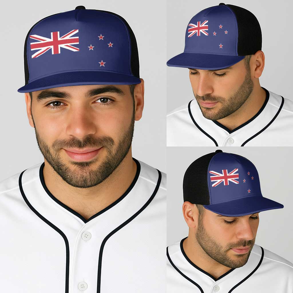 New Zealand Baseball Net Cap National Flag Colors LT19 - Polynesian Pride