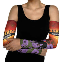 Personalised ANZAC Day Arm Sleeves Remembering the Animals of War