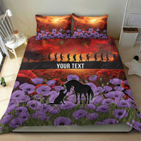 Personalised ANZAC Day Bedding Set Remembering the Animals of War LT19 - Polynesian Pride