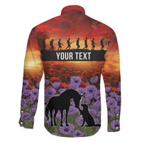 Personalised ANZAC Day Family Matching Puletasi and Hawaiian Shirt Remembering the Animals of War LT19 - Polynesian Pride