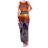 Personalised ANZAC Day Family Matching Tank Maxi Dress and Hawaiian Shirt Remembering the Animals of War