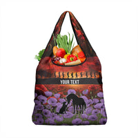 Personalised ANZAC Day Grocery Bag Remembering the Animals of War