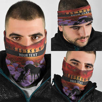 Personalised ANZAC Day Neck Gaiter Remembering the Animals of War
