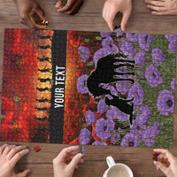 Personalised ANZAC Day Puzzle Remembering the Animals of War LT19 - Polynesian Pride