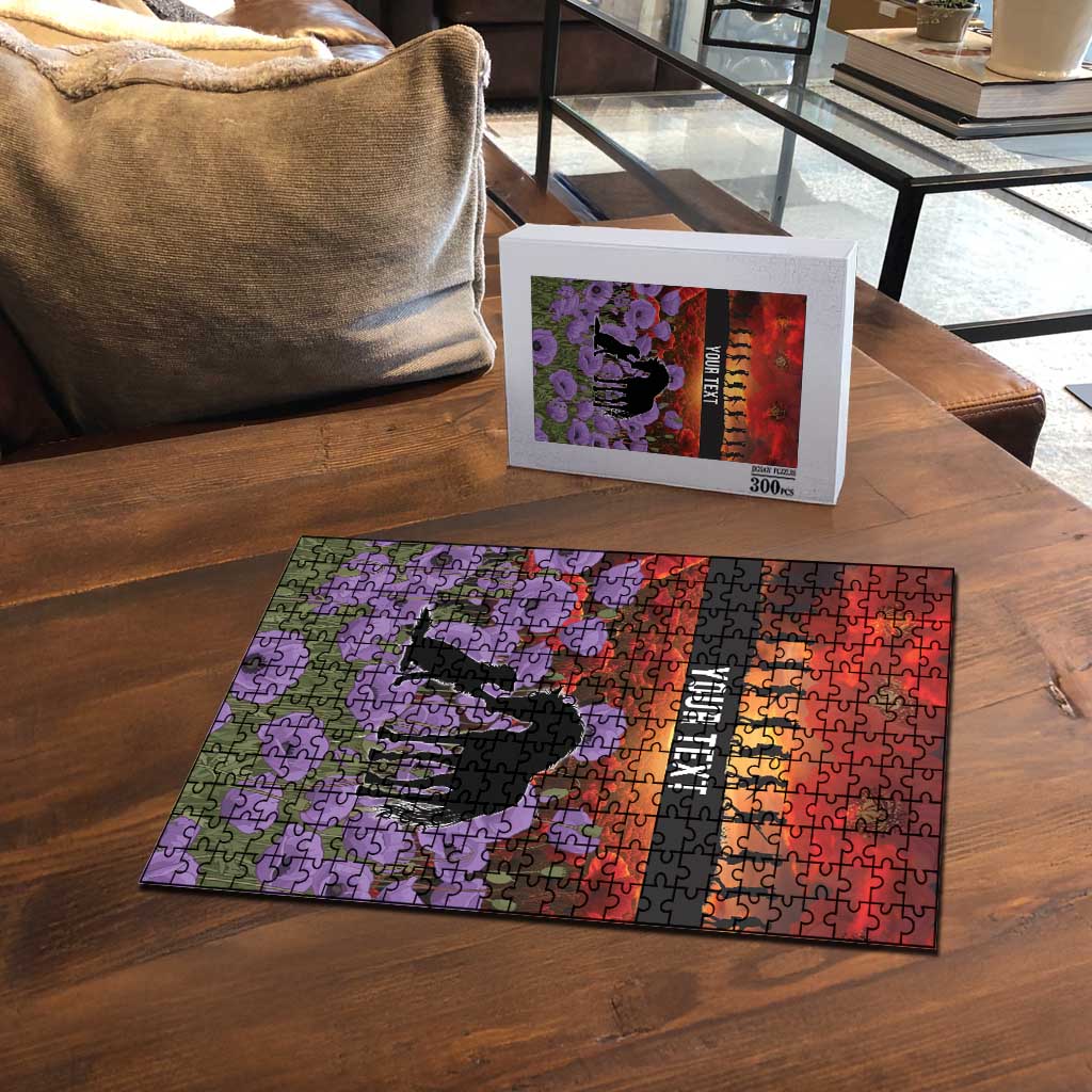 Personalised ANZAC Day Puzzle Remembering the Animals of War LT19 - Polynesian Pride