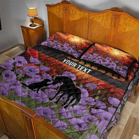 Personalised ANZAC Day Quilt Bed Set Remembering the Animals of War