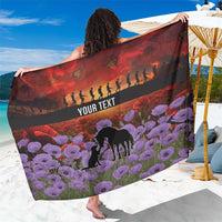 Personalised ANZAC Day Sarong Remembering the Animals of War