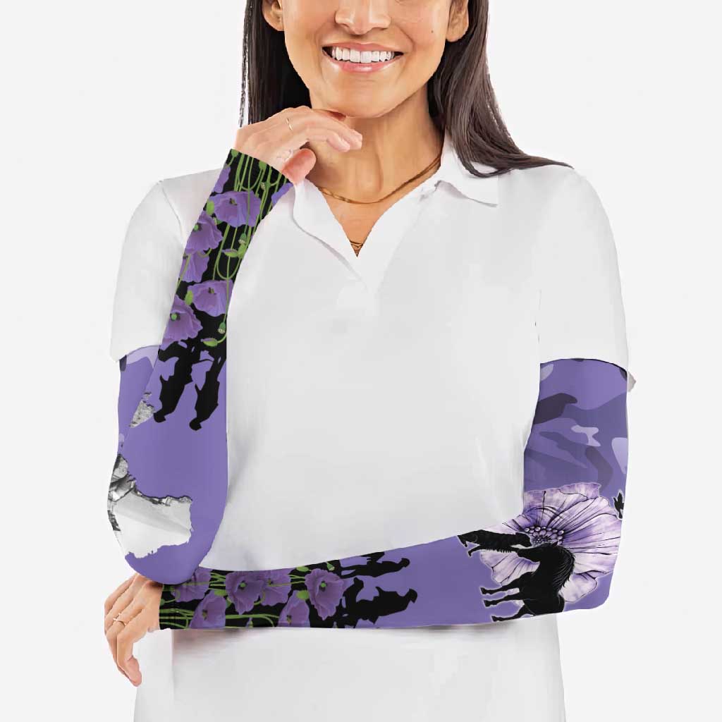 ANZAC Day Arm Sleeves Lest We Forget the Animals Too LT19 - Polynesian Pride
