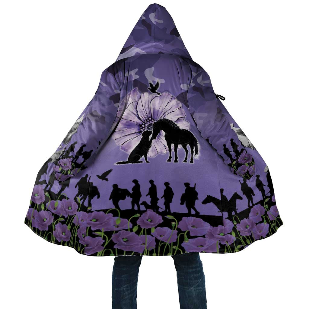 ANZAC Day Cloak Lest We Forget the Animals Too