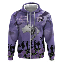 ANZAC Day Hoodie Lest We Forget the Animals Too