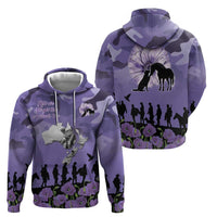 ANZAC Day Hoodie Lest We Forget the Animals Too