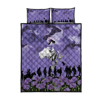ANZAC Day Quilt Bed Set Lest We Forget the Animals Too