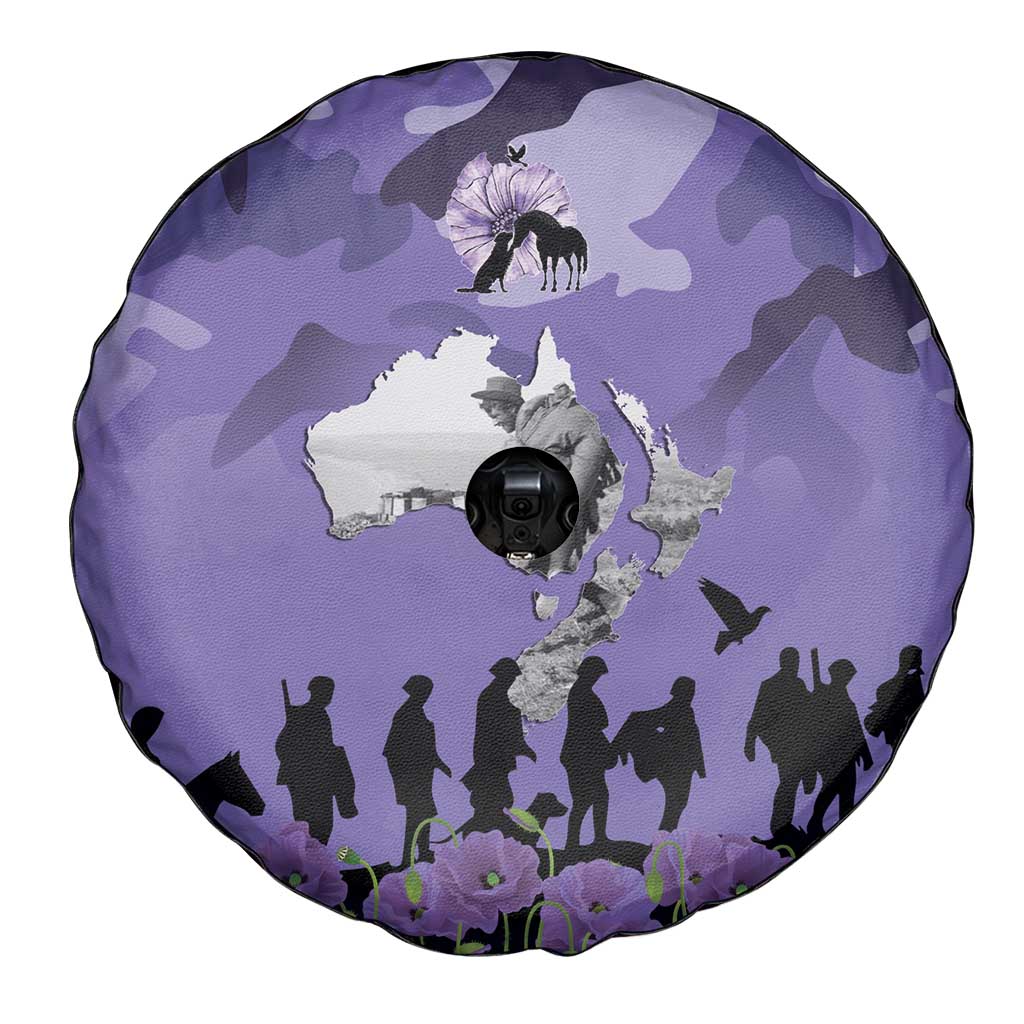 ANZAC Day Spare Tire Cover Lest We Forget the Animals Too