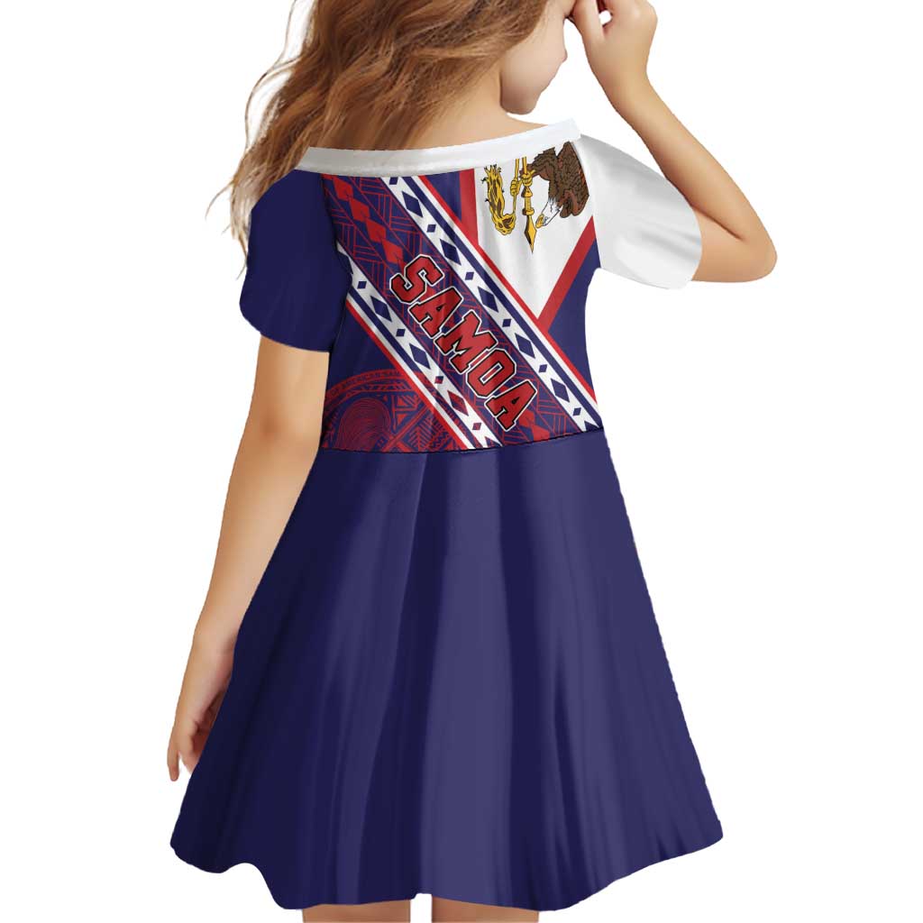 American Samoa Flag Day Family Matching Long Sleeve Bodycon Dress and Hawaiian Shirt Polynesian Tribal Tattoo Eagle Art LT19 - Polynesian Pride