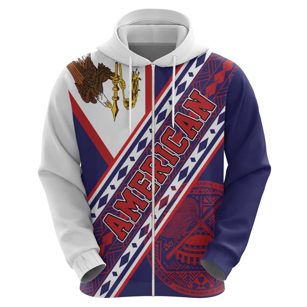 American Samoa Flag Day Hoodie Polynesian Tribal Tattoo Eagle Art LT19 - Polynesian Pride