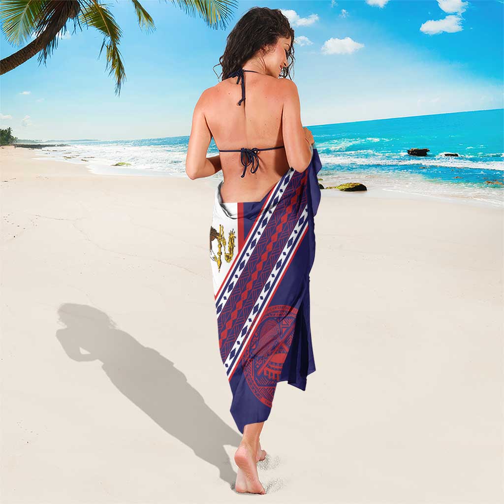 American Samoa Flag Day Sarong Polynesian Tribal Tattoo Eagle Art LT19 - Polynesian Pride