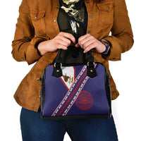 American Samoa Flag Day Shoulder Handbag Polynesian Tribal Tattoo Eagle Art LT19 - Polynesian Pride