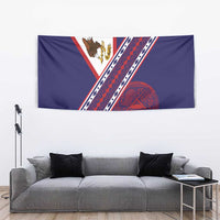 American Samoa Flag Day Tapestry Polynesian Tribal Tattoo Eagle Art LT19 - Polynesian Pride