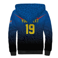 Custom World Football 2026 DR Congo Sherpa Hoodie Les Leopards Coupe du Monde Glory