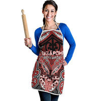 Aotearoa Iwi Ngapuhi Apron Maori Kowhaiwhai Pattern LT19 - Polynesian Pride
