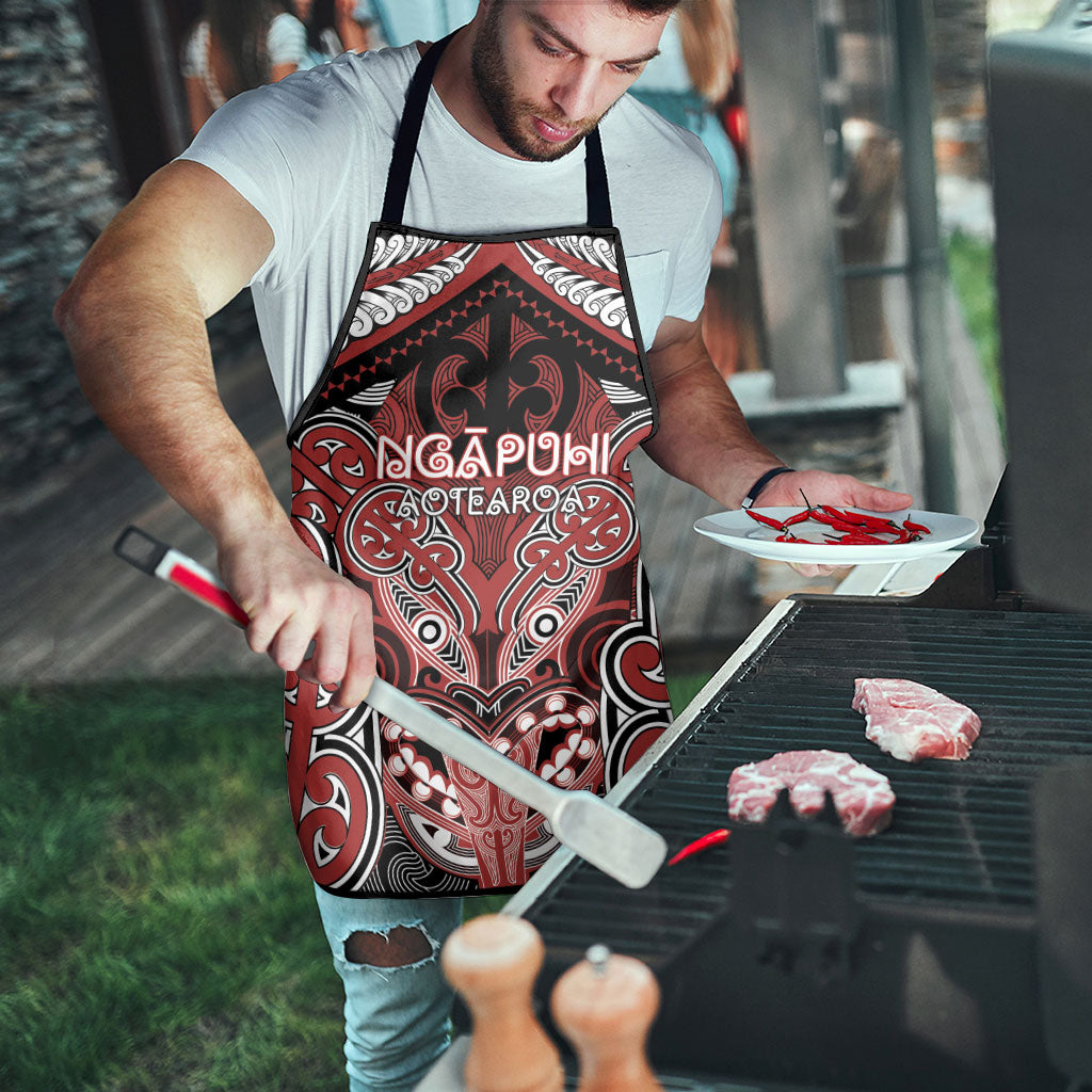 Aotearoa Iwi Ngapuhi Apron Maori Kowhaiwhai Pattern LT19 - Polynesian Pride