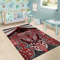 Aotearoa Iwi Ngapuhi Area Rug Maori Kowhaiwhai Pattern LT19 - Polynesian Pride