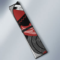 Aotearoa Iwi Ngapuhi Auto Sun Shade Maori Kowhaiwhai Pattern LT19 - Polynesian Pride